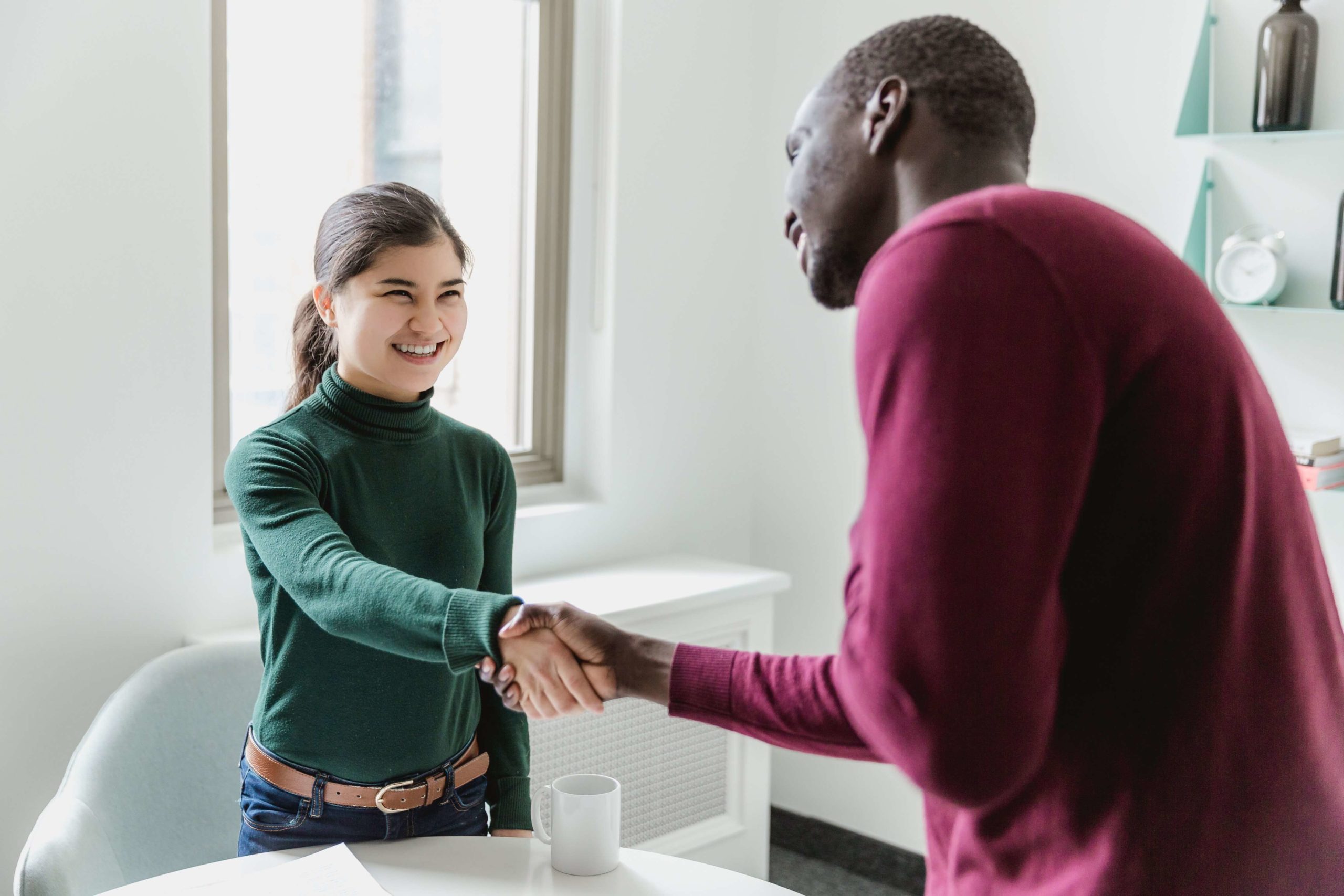 Tenant and Landlord shaking hands