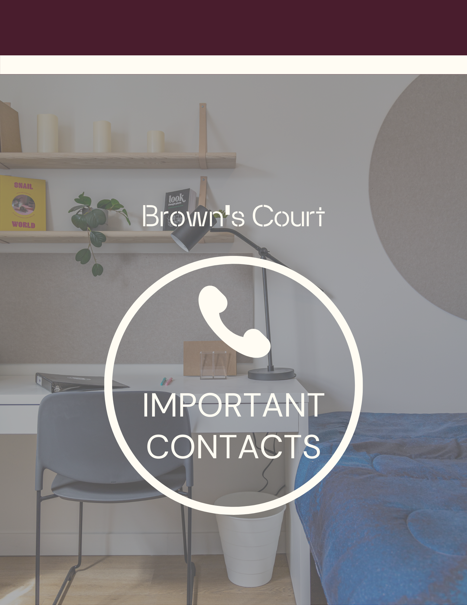 Brown's Court Important Contacts