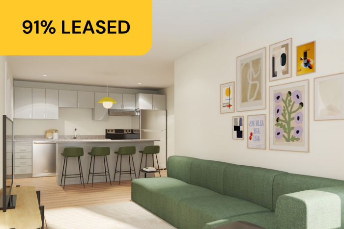 4 Bed-87% Leased